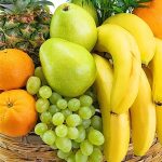 Fresh fruit basket