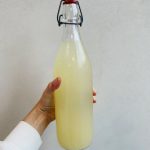 Homemade Lemon & Ginger Iced tea (glass bottle)